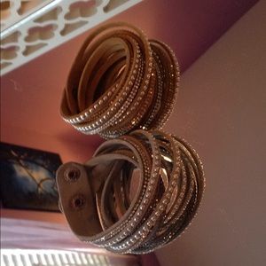 Wrap around jewel bracelets